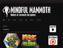 Tablet Screenshot of mindfulmammoth.com